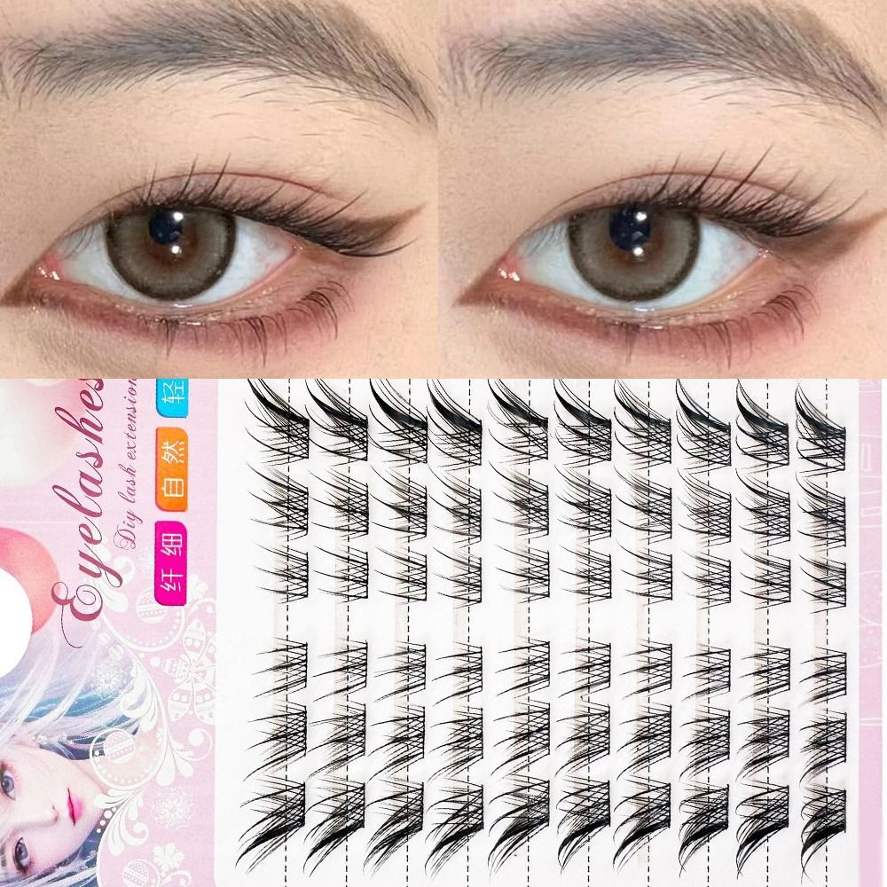 Eyelash Extension Cat Eye - Women Beauty 3D Cat Eye Clusters