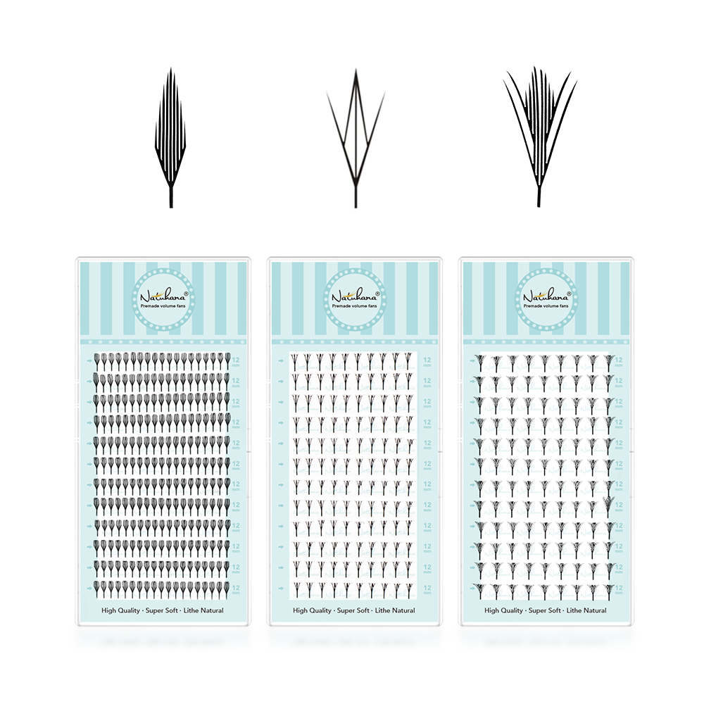 NATUHANA Narrow Spiky Premade  - Eyelash Extension Anime Style ulasan dan harga
