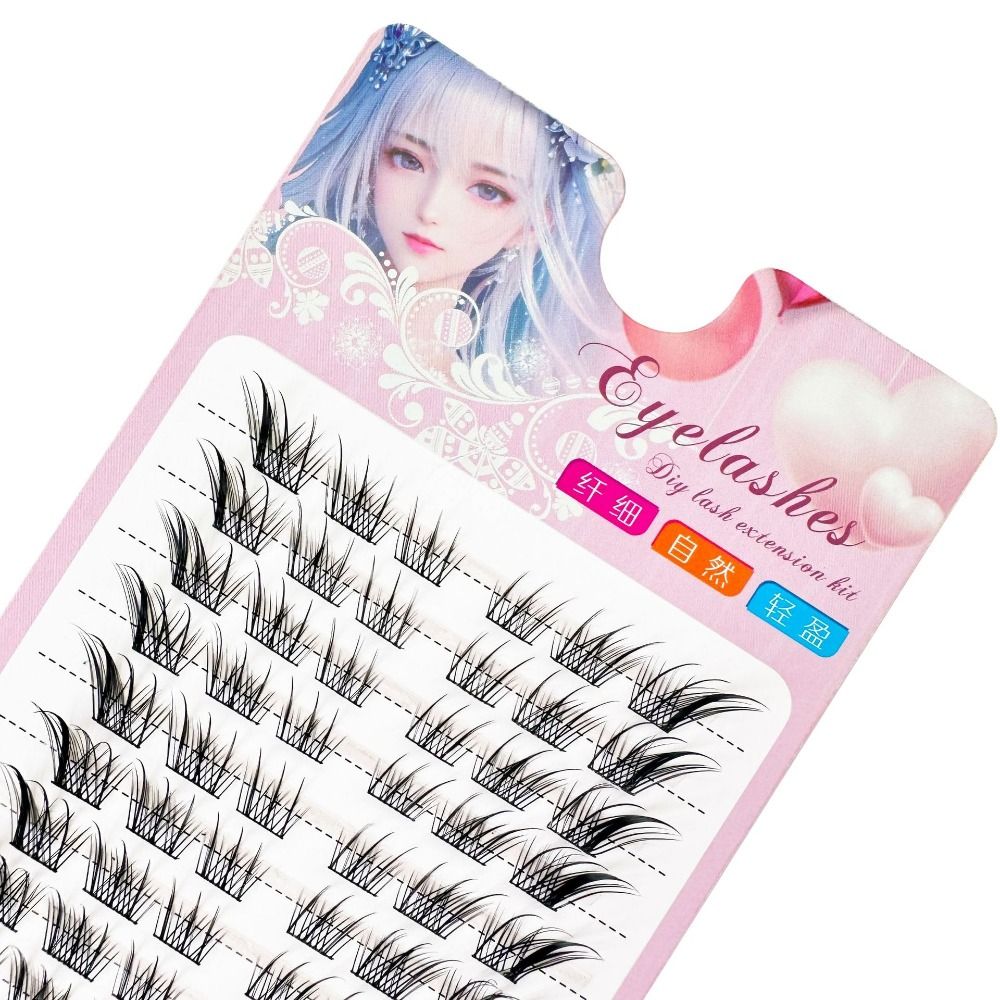 3D Cat Eye Clusters Lashes Man - Eyelash Extension Cat Eye ulasan dan harga