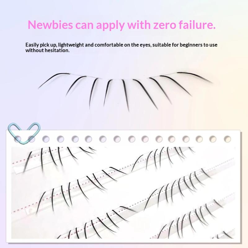 1 Set Comic Lower Lash Extensi - Eyelash Extension Cluster ulasan dan harga