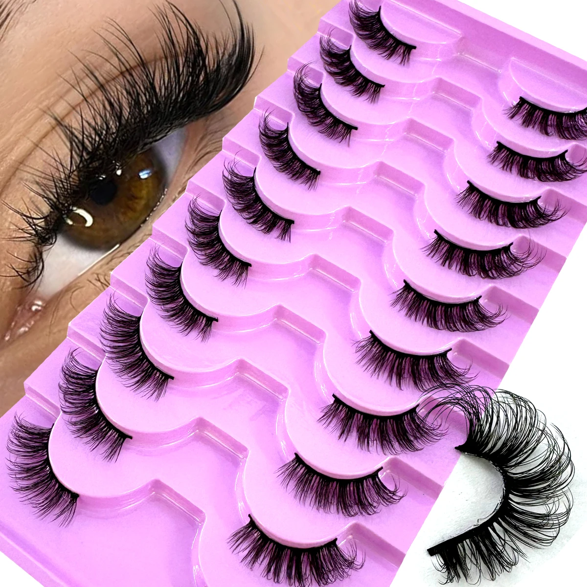 AMSDCN new half eye 10 pairs n - Eyelash Extension Cat Eye ulasan dan harga