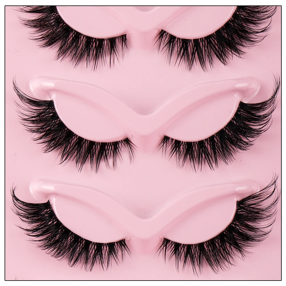Cat Eye 5 Pairs 3D Natural Fal - Eyelash Extension Cat Eye ulasan dan harga