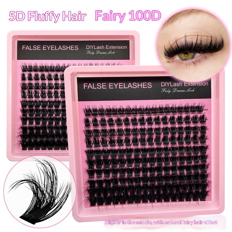 8 to 16mm D Curl Fluffy Lash C - Eyelash Extension Cluster ulasan dan harga