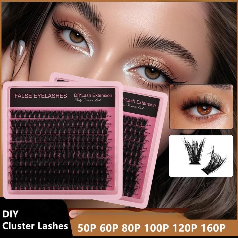8 to 16mm D Curl Fluffy Lash C - Eyelash Extension Cluster ulasan dan harga