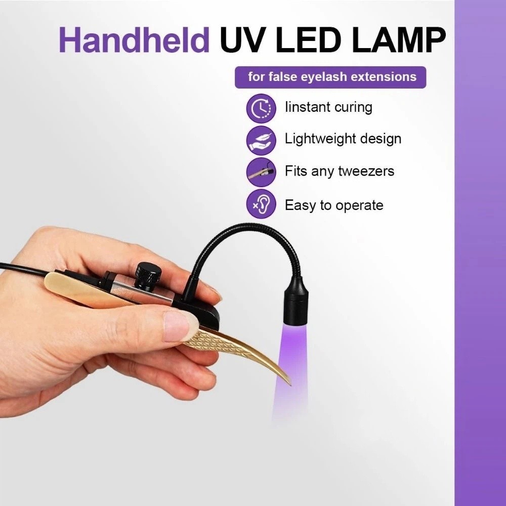 Portable UV Light for Lash Ext - Eyelash Extension Uv ulasan dan harga