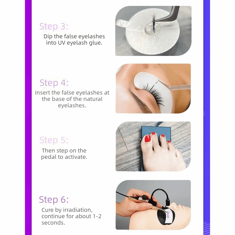 Portable UV Light for Lash Ext - Eyelash Extension Uv ulasan dan harga