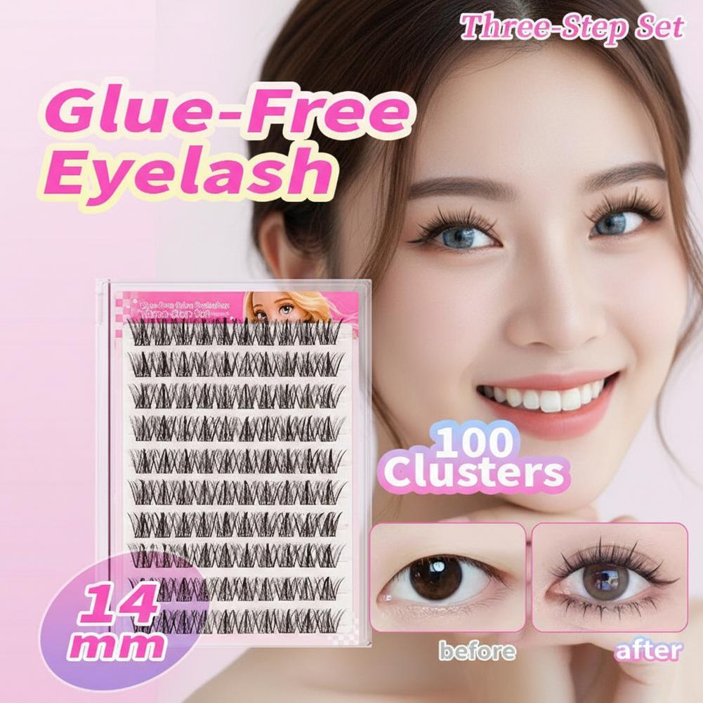 No-Glue False Eyelashes Korean - Eyelash Extension Korean Style ulasan dan harga