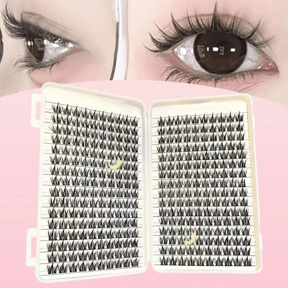 Natural Look False Eyelashes B - Eyelash Extension Cluster ulasan dan harga