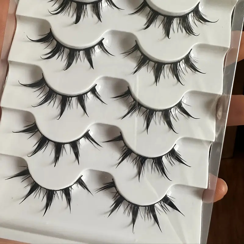 5 Pairs of Anime-Style False E - Eyelash Extension Anime Style ulasan dan harga