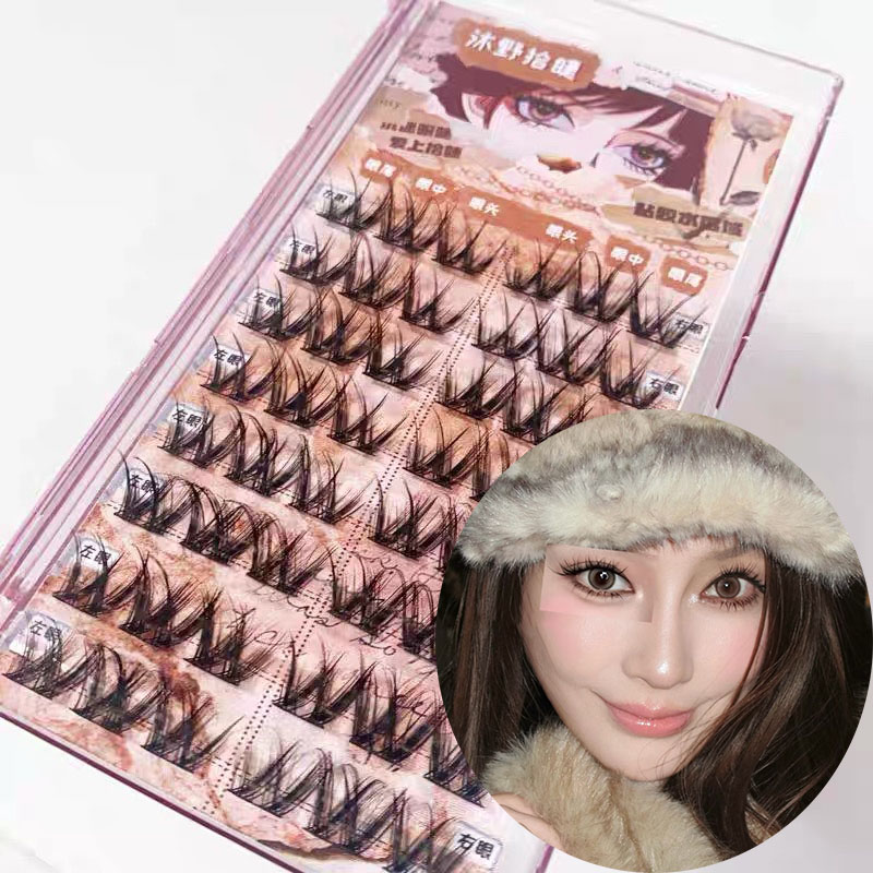 Anime W-Shaped Thick Single Cl - Eyelash Extension Anime Style ulasan dan harga