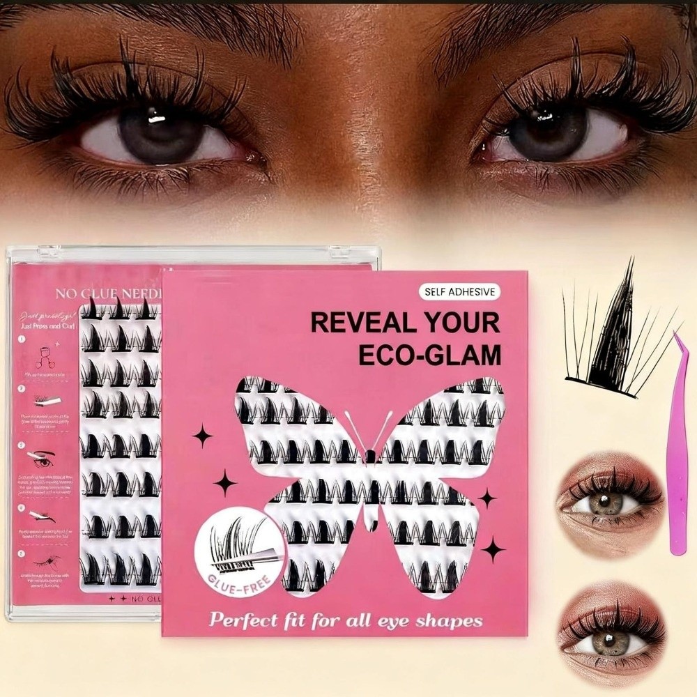 Natural Look DIY Lashes Extens - Eyelash Extension Cluster ulasan dan harga