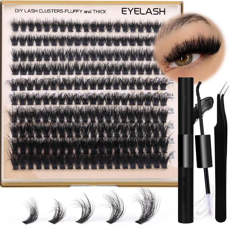 New Fluffy Thick Lash Clusters - Eyelash Extension Cluster ulasan dan harga