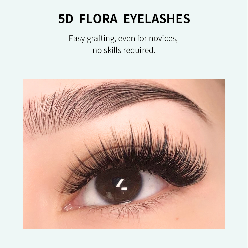 GLAMLASH 5D Flower Lashes Volu - Eyelash Extension Anime Style ulasan dan harga
