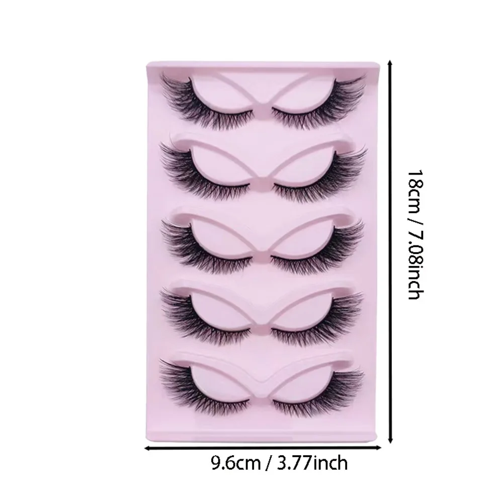 5 Pairs Cat Eye Lashes Wispy F - Eyelash Extension Cat Eye ulasan dan harga