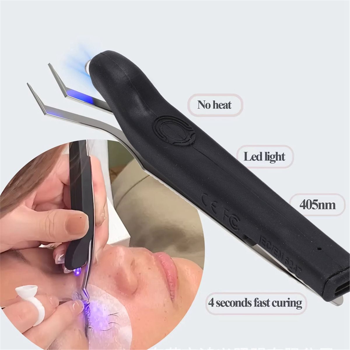 useful UV Rechargeable Tweezer - Eyelash Extension Uv ulasan dan harga