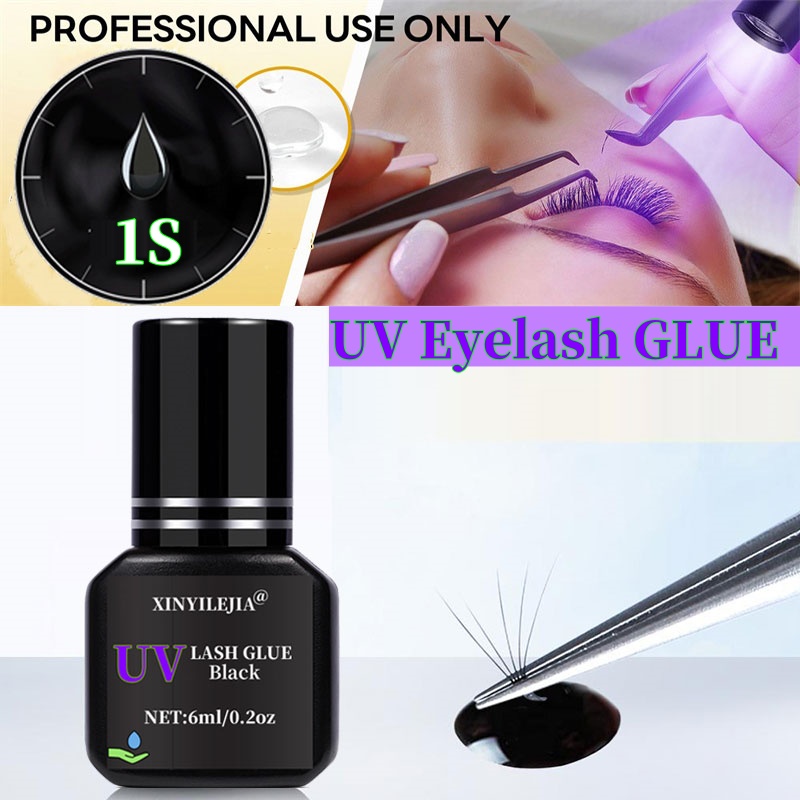 NEW UV Lashes Glue 6ml For Eye - Eyelash Extension Uv ulasan dan harga
