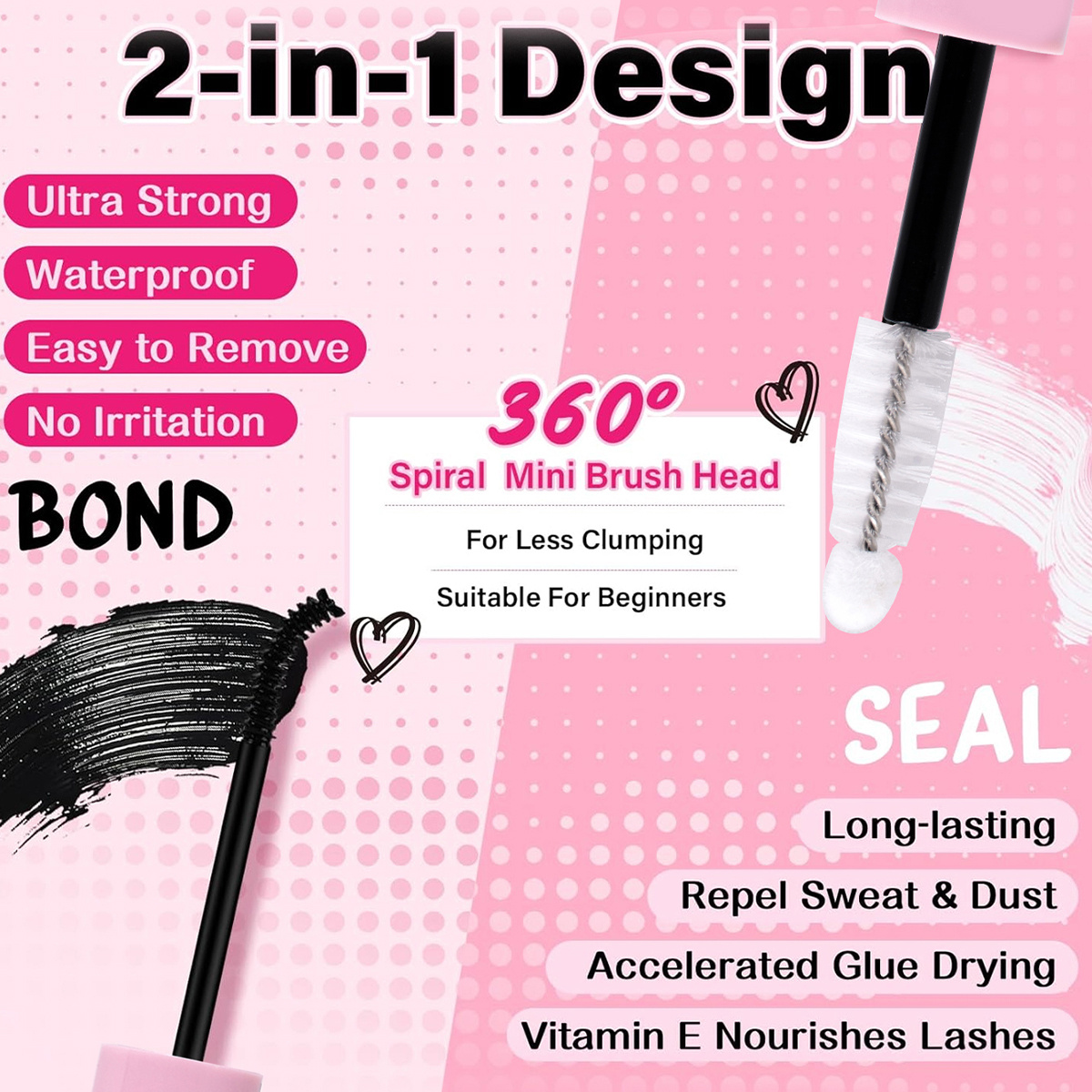 336Pcs Natural Eyelash Kit - C - Eyelash Extension Anime Style ulasan dan harga