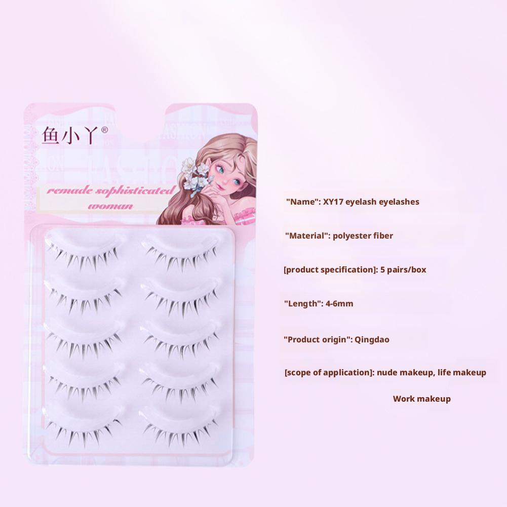 5 Pairs Natural Lower Lashes C - Eyelash Extension Korean Style ulasan dan harga