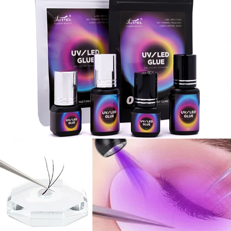 1pcs UV LED Lash Glue 0.5S Fas - Eyelash Extension Uv ulasan dan harga